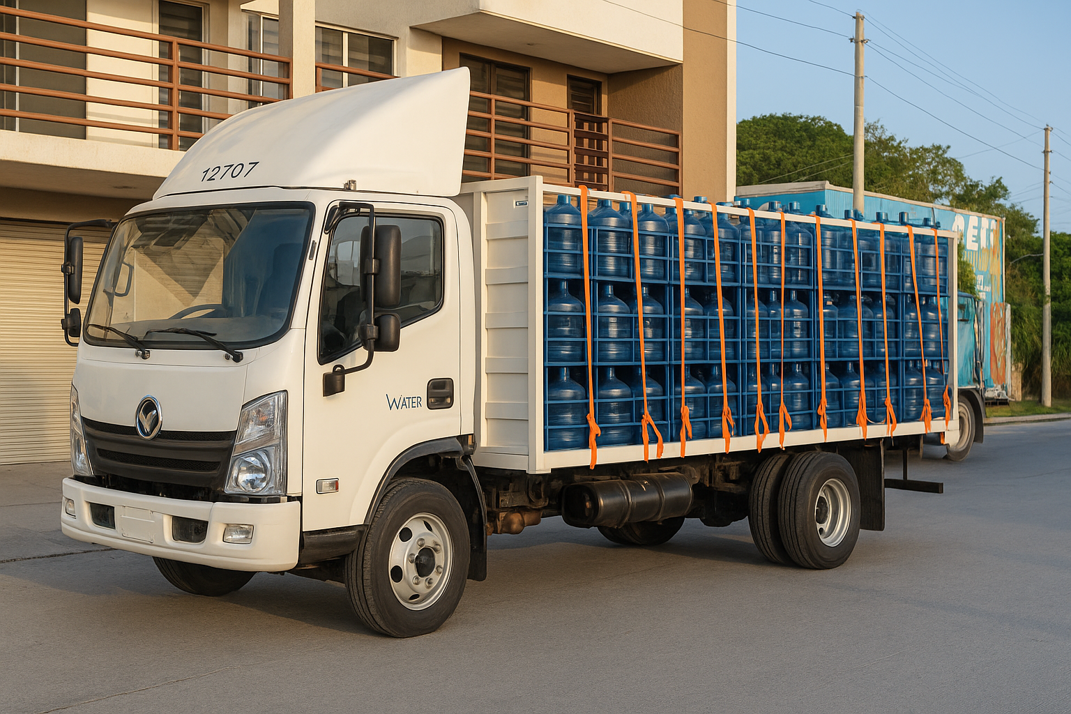 Camión repartidor de agua